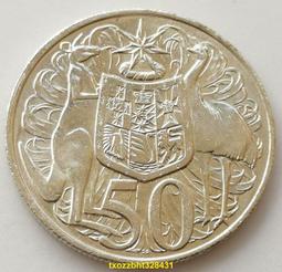 【滿300出貨】銀幣版-70 澳大利亞1966年50分 袋鼠 伊麗莎白青年女王13.28g 80% 歷史價格詳細信息
