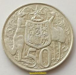 【滿300出貨】銀幣版-70 澳大利亞1966年50分 袋鼠 伊麗莎白青年女王13.28g 80% 歷史價格詳細信息