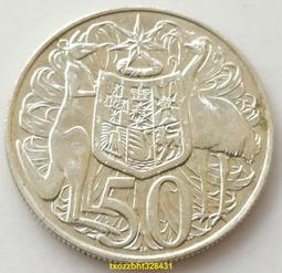 【滿300出貨】銀幣版-70 澳大利亞1966年50分 袋鼠 伊麗莎白青年女王13.28g 80% 歷史價格詳細信息