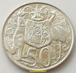 【滿300出貨】銀幣版-70 澳大利亞1966年50分 袋鼠 伊麗莎白青年女王13.28g 80% 歷史價格詳細信息