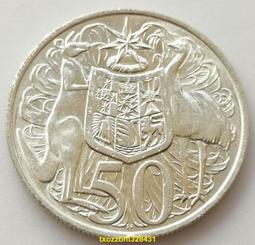 【滿300出貨】銀幣版-70 澳大利亞1966年50分 袋鼠 伊麗莎白青年女王13.28g 80% 歷史價格詳細信息