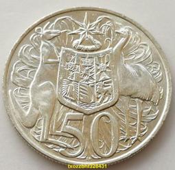 【滿300出貨】銀幣版-70 澳大利亞1966年50分 袋鼠 伊麗莎白青年女王13.28g 80% 歷史價格詳細信息