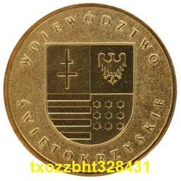 滿300出貨波蘭2005年文學之父雷伊誕辰500周年2茲羅提紀念幣UNC黃銅硬幣27m 歷史價格詳細信息