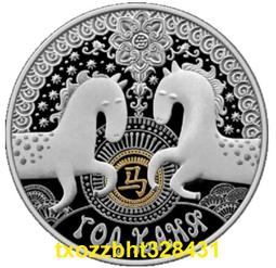 【滿300出貨】白俄羅斯 2014年 中國生肖系列 馬年 1盎司 鑲水晶 銀幣 紀念幣 價格比較,價格查詢,歷史價格詳細信息