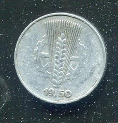 【硬幣】Germany D.R. (東德), 10 Pf. , K3 , 1950A #208245 , 極美XF 歷史價格詳細信息