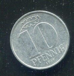 【硬幣】Germany D.R. (東德), 10 Pf. , K3 , 1949A #208243 , 美上VF+ 歷史價格詳細信息