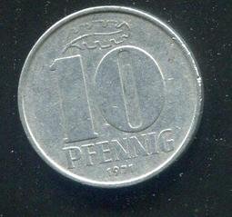 【硬幣】Germany D.R. (東德), 10 Pf. , K3 , 1949A #208243 , 美上VF+ 歷史價格詳細信息