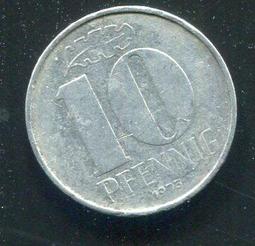 【硬幣】Germany D.R. (東德), 10 Pf. , K3 , 1949A #208243 , 美上VF+ 歷史價格詳細信息