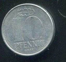 【硬幣】Germany D.R. (東德), 10 Pf. , K3 , 1949A #208243 , 美上VF+ 歷史價格詳細信息