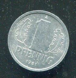 【硬幣】Germany D.R. (東德), 1 Mark , K35.2 , 1982A #208229 , 極美XF 歷史價格詳細信息