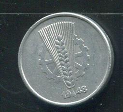 【硬幣】Germany D.R. (東德), 10 Pf. , K3 , 1950A #208245 , 極美XF 歷史價格詳細信息