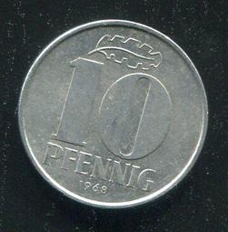 【硬幣】Germany D.R. (東德), 10 Pf. , K3 , 1949A #208243 , 美上VF+ 歷史價格詳細信息