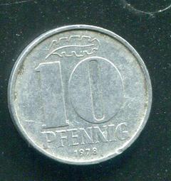 【硬幣】Germany D.R. (東德), 10 Pf. , K3 , 1949A #208243 , 美上VF+ 歷史價格詳細信息