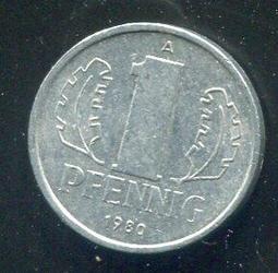 【硬幣】Germany D.R. (東德), 1 Mark , K35.2 , 1982A #208229 , 極美XF 歷史價格詳細信息