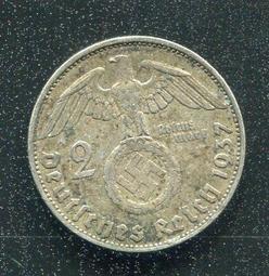 【銀幣】Germany(納粹德國) ,5 Mark,K112.1,1974G#208775 品相95新AU+, 29mm 歷史價格詳細信息
