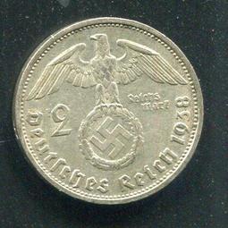 【銀幣】Germany(納粹德國) ,5 Mark,K112.1,1974G#208775 品相95新AU+, 29mm 歷史價格詳細信息