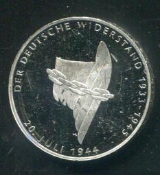 【銀幣】Germany(德國) ,10 Mark,K181,1993J羅伯科霍150年#208724 品相全新UNC, 歷史價格詳細信息