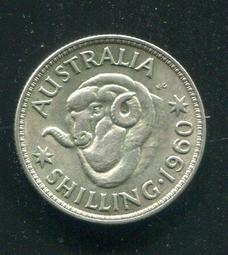 【銀幣】Australia(澳大利亞),Shilling , K53 , 1954 #203616 品相普上F+ 歷史價格詳細信息