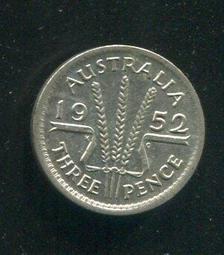 【銀幣】Australia(澳大利亞),Shilling , K53 , 1954 #203616 品相普上F+ 歷史價格詳細信息