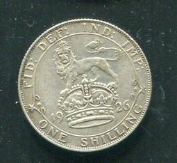 【銀幣】Breat Britain(英國), 1 Shilling,K816a,1922#208817,23.5mm品相 歷史價格詳細信息