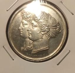 法國谷物女神銀幣1法郎。法國1895年第三共和國時期谷物女神683 歷史價格詳細信息