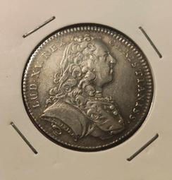 法國路易十五國王1745年豐特努瓦戰役勝利紀念銅章，直徑411123 歷史價格詳細信息