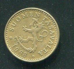 【硬幣】Finland(芬蘭) 10 Pennia#209253 , K46a , 1986 品相極美上XF+ 歷史價格詳細信息