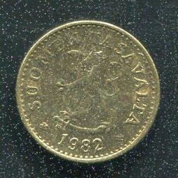 【硬幣】Finland(芬蘭) 10 Pennia#209253 , K46a , 1986 品相極美上XF+ 歷史價格詳細信息