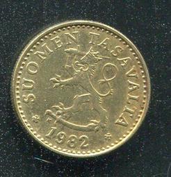 【硬幣】Finland(芬蘭) 10 Pennia#209253 , K46a , 1986 品相極美上XF+ 歷史價格詳細信息