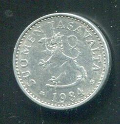 【硬幣】Finland(芬蘭) 10 Pennia#209253 , K46a , 1986 品相極美上XF+ 歷史價格詳細信息