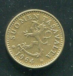 【硬幣】Finland(芬蘭) 10 Pennia#209253 , K46a , 1986 品相極美上XF+ 歷史價格詳細信息