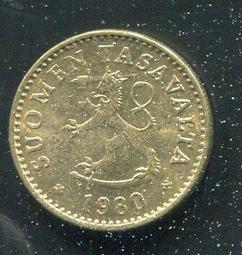 【硬幣】Finland(芬蘭) 10 Pennia#209253 , K46a , 1986 品相極美上XF+ 歷史價格詳細信息