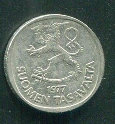 【硬幣】Finland(芬蘭) 1 Markka#209315 , K76 , 1997 品相9新AU 歷史價格詳細信息