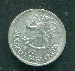 【硬幣】Finland(芬蘭) 1 Markka#209315 , K76 , 1997 品相9新AU 歷史價格詳細信息