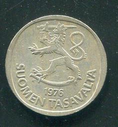 【硬幣】Finland(芬蘭) 1 Markka#209315 , K76 , 1997 品相9新AU 歷史價格詳細信息