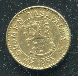 【硬幣】Finland(芬蘭) 20 Pennia#209277 , K47 , 1984 品相9新AU 歷史價格詳細信息