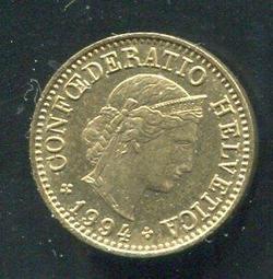 【硬幣】Switzerland (瑞士),5 Rappen,K26,1967 #209366 品相9新AU 歷史價格詳細信息