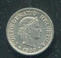 【硬幣】Switzerland (瑞士),10 Rappen,K27,1992 #209389 品相全新UNC 歷史價格詳細信息