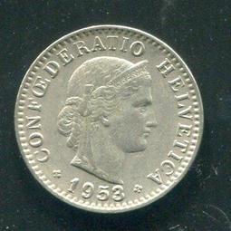 【硬幣】Switzerland (瑞士),20 Rappen,K29a,2014 #209417 品相極美上XF+ 歷史價格詳細信息