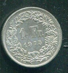 【硬幣】Switzerland (瑞士),1 Franc,K24a.1,1988 #209438 品相極美上XF+ 歷史價格詳細信息