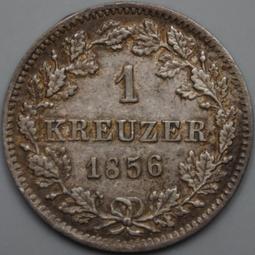 德國 符騰堡 1856年 1克魯澤 銀幣 好品相 貨號200589 價格比較,價格查詢,歷史價格詳細信息