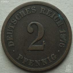 德國1876年短翅10芬尼鎳幣硬幣德意志第二帝國21mm 24F516 歷史價格詳細信息