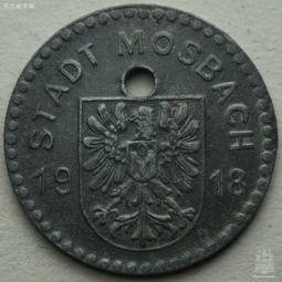 德緊德國緊急狀態幣凱澤斯勞滕1917年10芬尼鋅幣凱撒斯勞滕23D218 歷史價格詳細信息