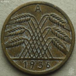 德國魏瑪共和國三五年35年10芬尼銅幣REICHS版ADEFGJ6廠齊 210604 歷史價格詳細信息