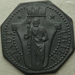 德緊德國緊急狀態幣凱澤斯勞滕1917年10芬尼鋅幣凱撒斯勞滕23D218 歷史價格詳細信息