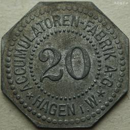 德國緊急狀態幣哈根戰俘營5芬尼八邊形鋅幣硬幣 24F873 歷史價格詳細信息