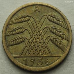 德國魏瑪共和國三五年35年10芬尼銅幣REICHS版ADEFGJ6廠齊 210604 歷史價格詳細信息