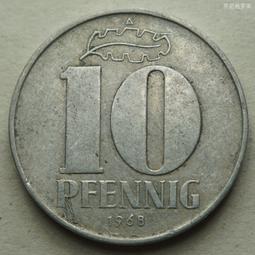 東德民主德國1968年5芬尼鋁幣A廠（大字版） 22B962 歷史價格詳細信息