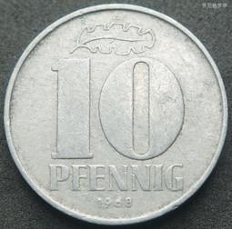 東德民主德國1968年5芬尼鋁幣A廠（大字版） 22B962 歷史價格詳細信息