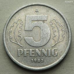 東德民主德國1983年20芬尼銅幣硬幣 23d555 歷史價格詳細信息